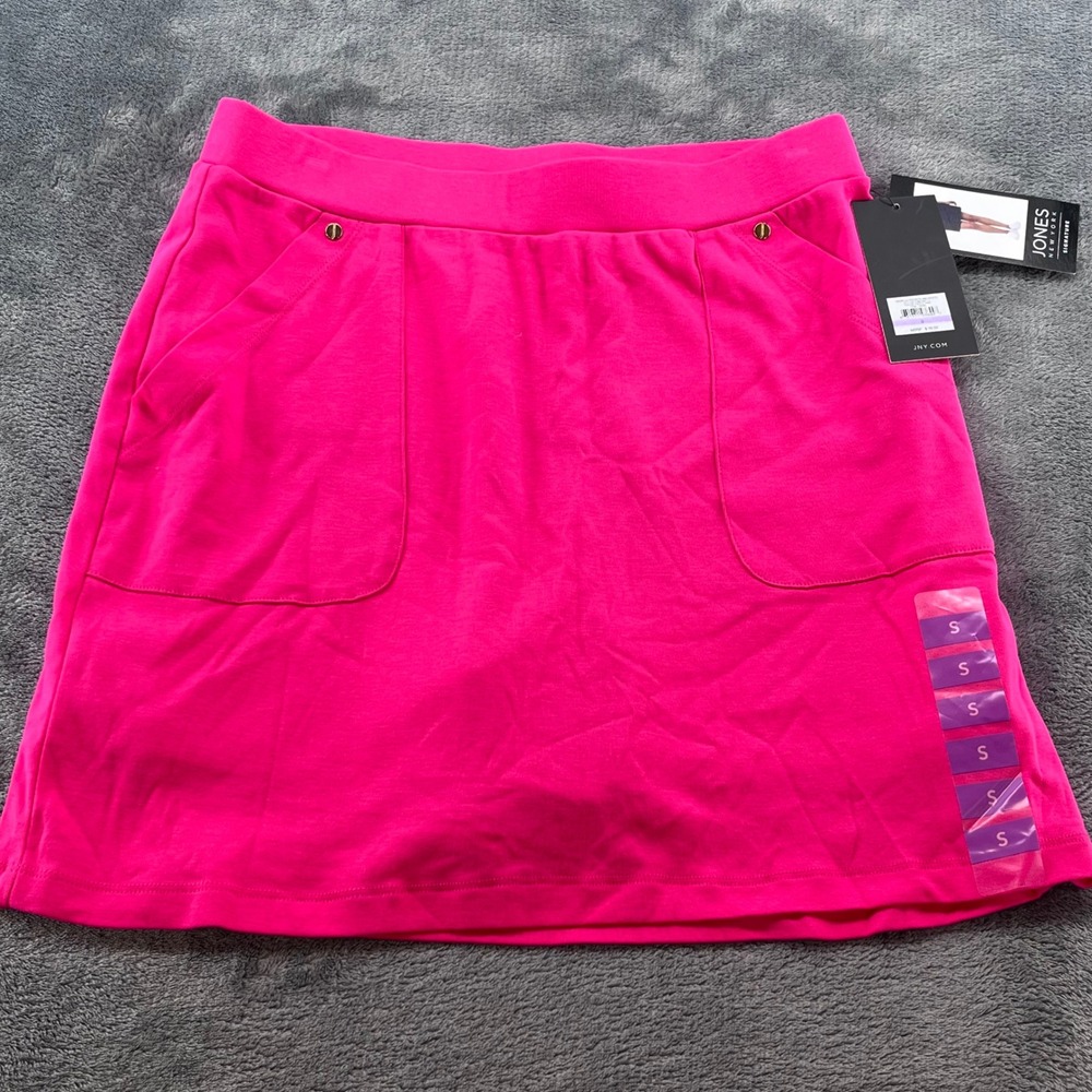 NWT Jones New York Signature Skort Fiesta Pink Pockets JCMLG45115 Small